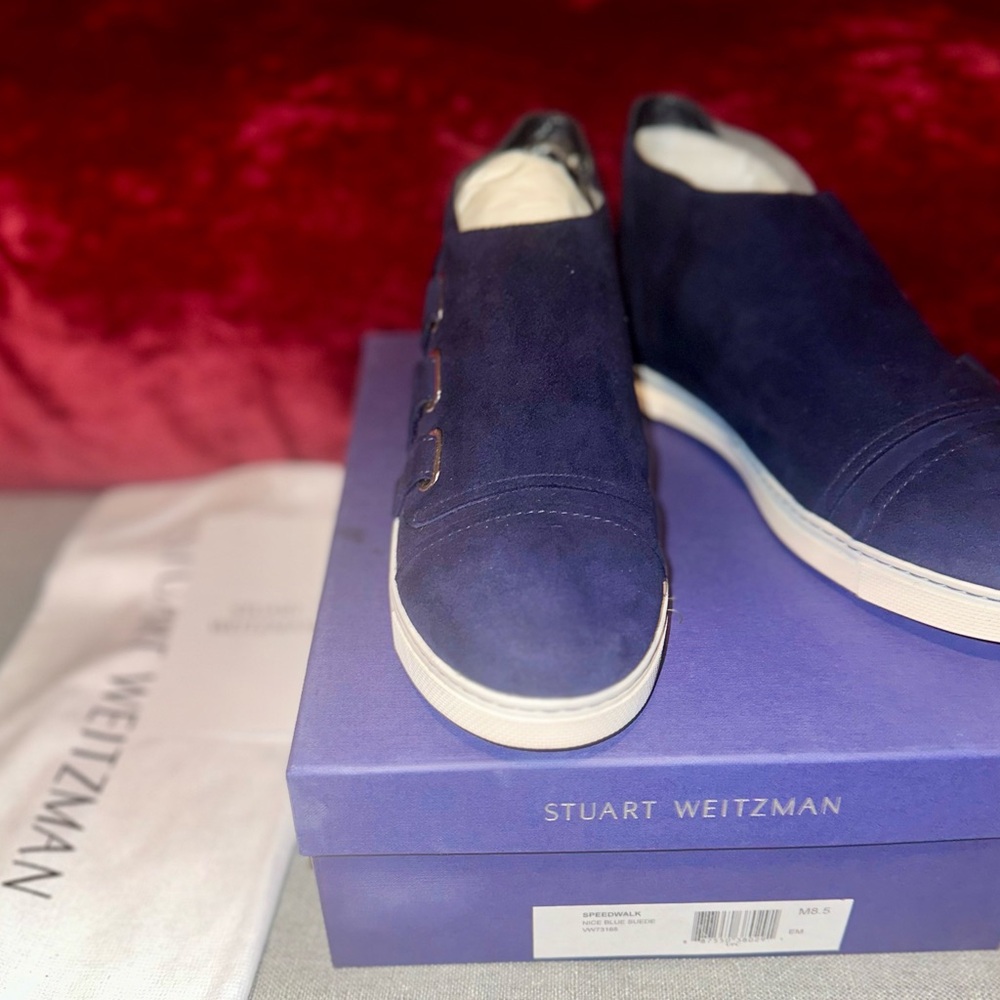 Stuart Weitzman Men's Deep Blue Sneakers